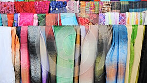 Colorful cloths, cotton, Thailand