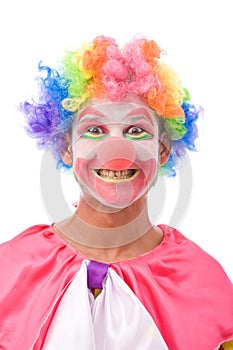 Colorful clown