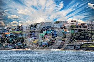 Colorful Coast of San Juan