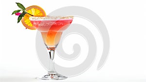 Colorful Cocktail with Citrus Garnish