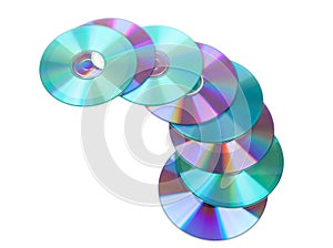 Colorful compacs discs-CDs