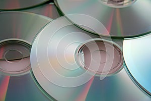 Colorful Compact Discs