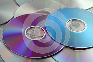 Colorful Compact Discs photo
