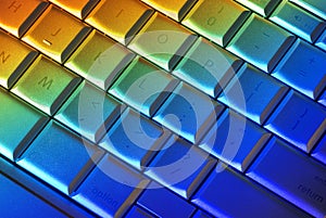 Colorful Computer Keyboard