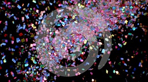 Colorful Confetti Burst Celebration