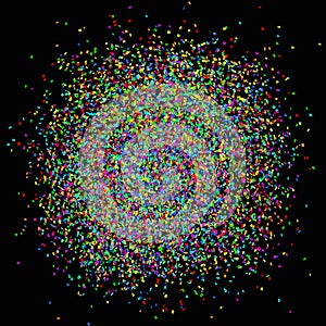 Colorful confetti pattern