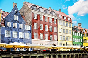 Colorful Copenhagen houses