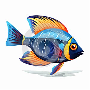 Colorful coral reef fish dead fish vector jumping trout silhouette glo fish colors red fish aquarium travel