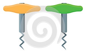 Colorful corkscrews, icon