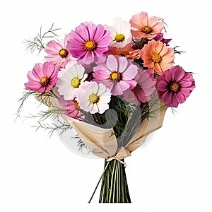 Colorful Cosmos Flower Bouquet - Perfect Gift For Any Occasion