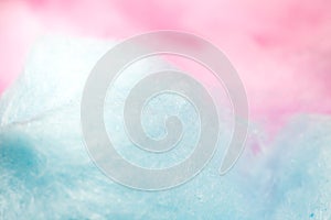 Colorful cotton candy in soft color for background