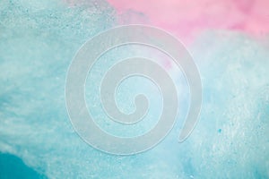 Colorful cotton candy in soft color for background