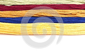 Colorful cotton craft thread