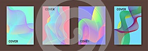 Colorful  cover design template for wall art, poster, magazine, booklet, banner, flyer, sales promotion