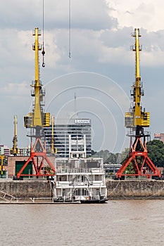 Colorful Cranes Puerto Madero Buenos Aires