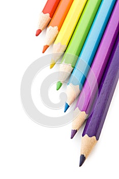 Colorful crayons