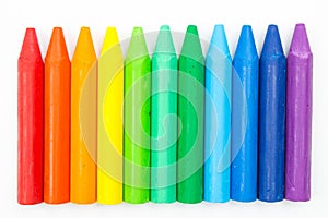 Colorful crayons