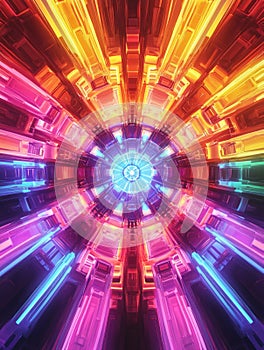 Abstract Background with Circular Design