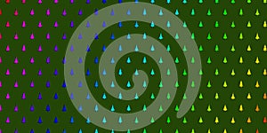 Colorful criticisms trees seamless pattern illustration