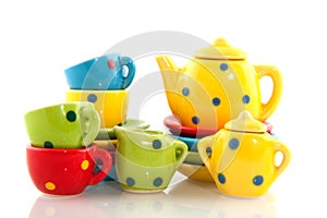 Colorful crockery