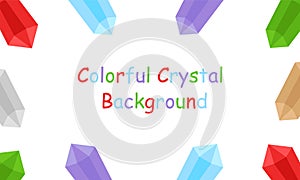 colorful crystal background 2