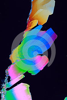 Colorful Crystal Formation