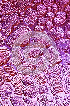 Colorful crystals macro