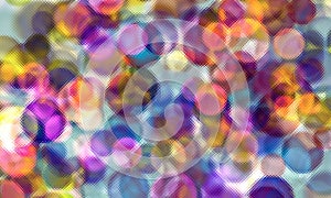 colorful crytal light bokeh glossy and frosted elegant color abstract background