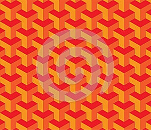 Colorful Cube Abstract Background Pattern. Pattern vector.