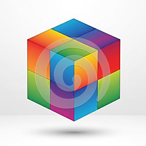 Composed of smaller interconnected squares each showcasing a