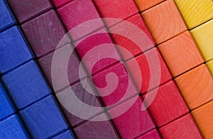 Colorful cubes background