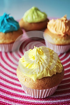 Colorful cupcakes