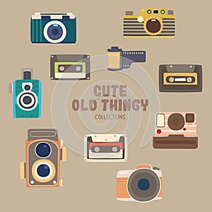 Colorful and cute objects