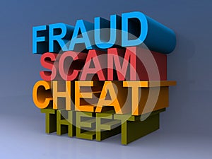 Fraud, Scam, Cheat, Theft graphic photo