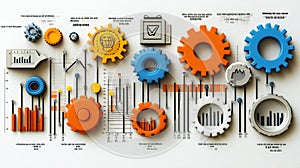 Data Visualization: Gear Infographic