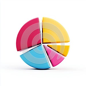 Colorful Pie Chart Segments