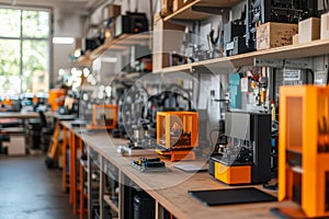 Exploring creative possibilities in a vibrant makerspace with advanced printers