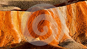 The colorful Danxia landform group