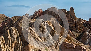 The colorful Danxia landform group