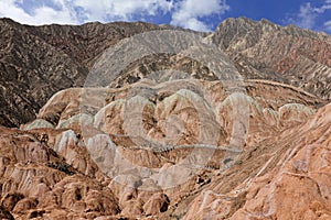 Colorful Danxia landform in Zhangye city, China