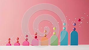 Colorful Data Analysis Infographic with Global Map