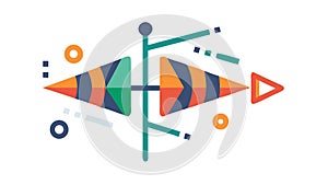 Colorful Data Visualization, Abstract Infographic Element Design Vector Design Generative AI