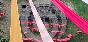 Colorful decoration in a party