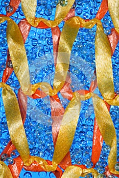 Colorful decorative ribbons