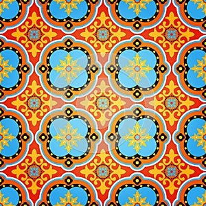 Colorful Decorative Seamless Pattern