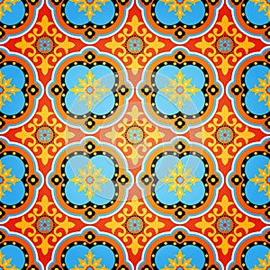 Colorful Decorative Seamless Pattern