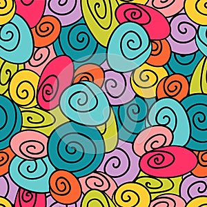 Colorful seamless pattern design