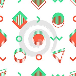 Colorful decorative seamless pattern design