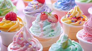 Colorful and delicious ice cream treats showcased in various settings for sweet moments of delight
