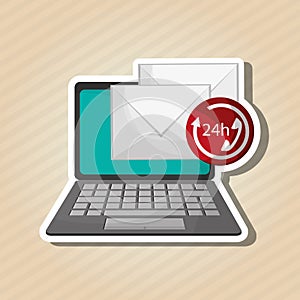 Colorful delivery design, vector illustration